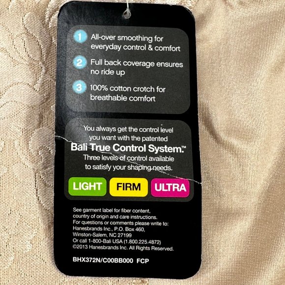 Bali Women's Size Large Panty Brief Shaper Light Beige New With Tags - Picture 6 of 11